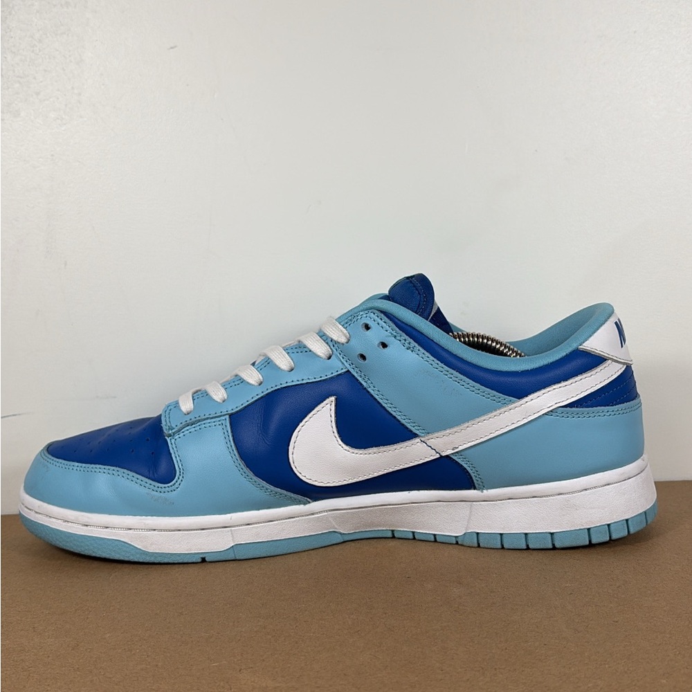 Nike Dunk Low Men's Size 12 Argon Blue Flash Marina White, DM0121-400 - Picture 4 of 8